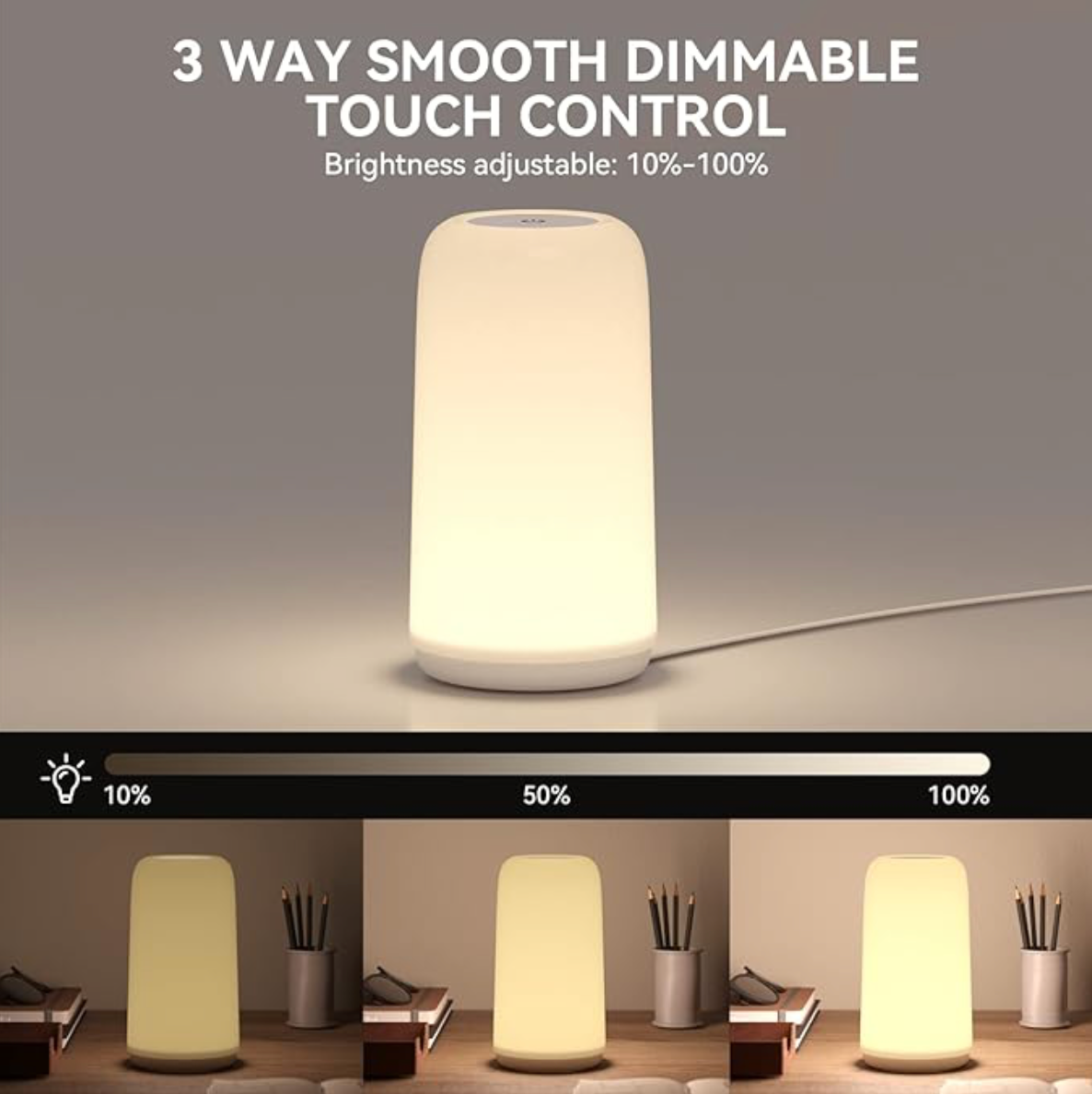 Touch Bedside RGB Table Lamp