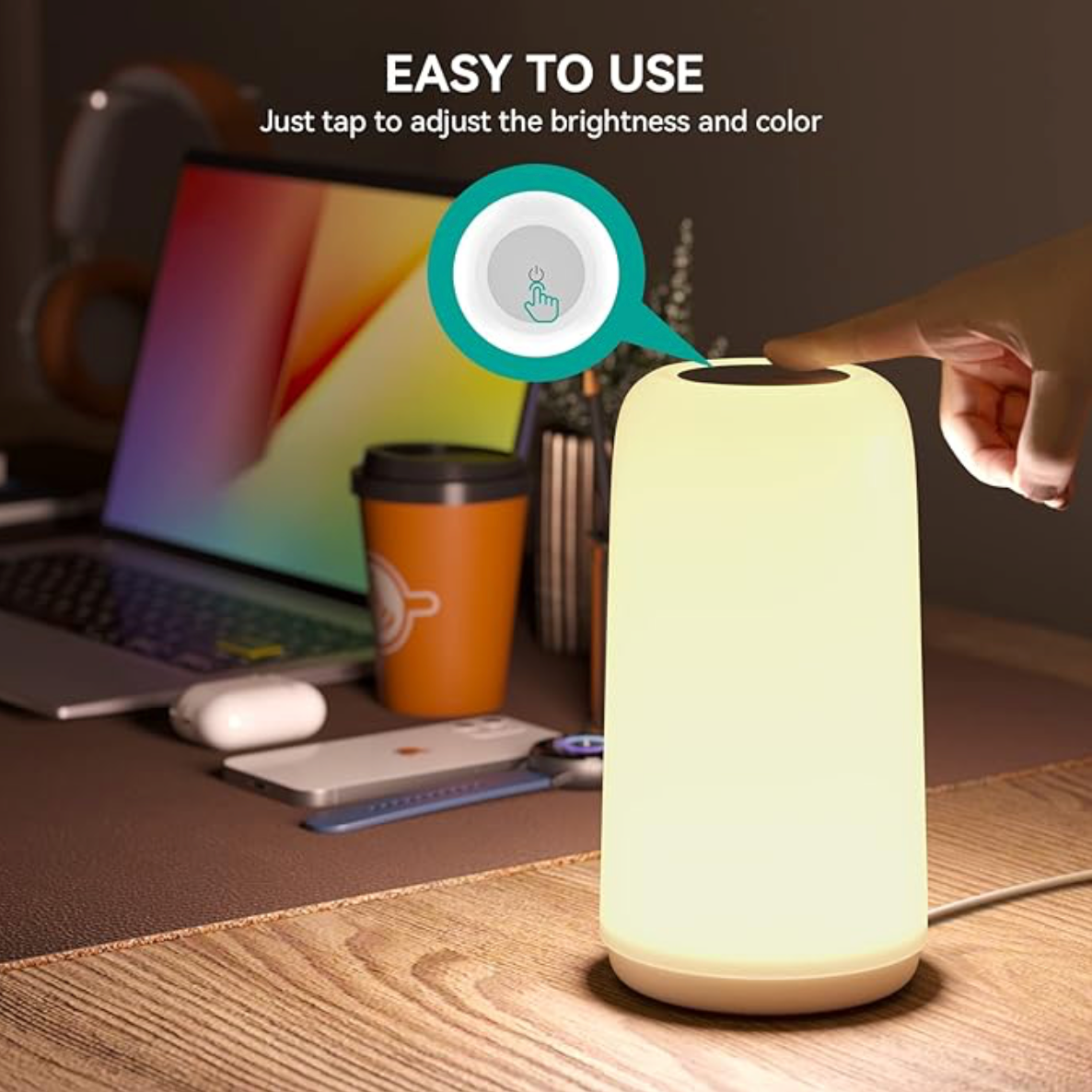 Touch Bedside RGB Table Lamp