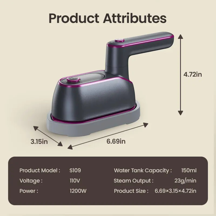 CILIFER® Portable Steam Iron & Clothes Steame