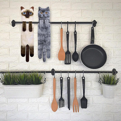 CILIFER® 🎁 Early Christmas Sale — Up to 49% OFF! 🎅 Funny Cat Hand Towels