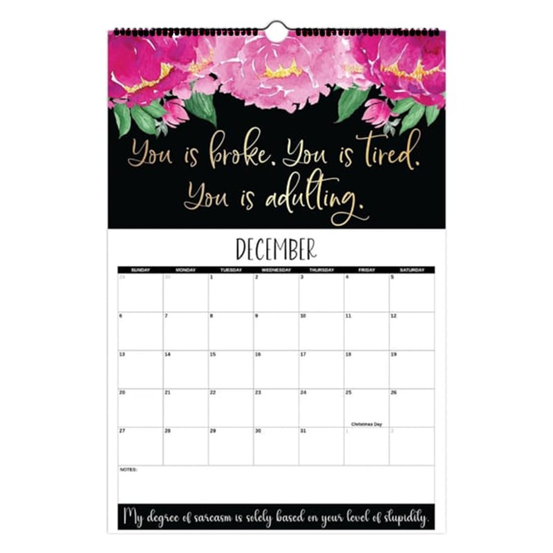CILIFER® Here We F*cking Go Again: 2026 Swear Calendar for Tired-Ass Women