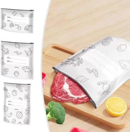 Cilifer®WReusable Aluminum Foil Freshness Seal Bags – Your Kitchen's New Best Friend!