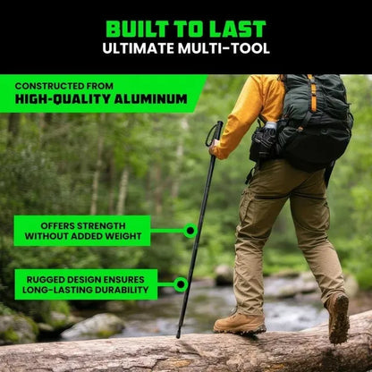 CILIFER® Tactical Hiking Stick w/ Integrated Survival Kit