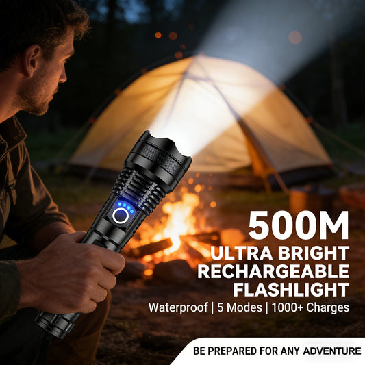CILIFER® ✨Rechargeable LED Flashlight - High Lumen. Waterproof. Ultra Bright Flashlight for Emergencies