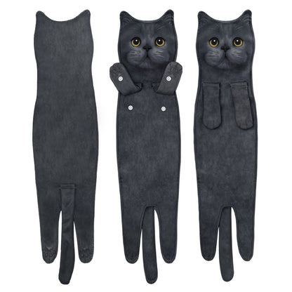 CILIFER® 🎁 Early Christmas Sale — Up to 49% OFF! 🎅 Funny Cat Hand Towels