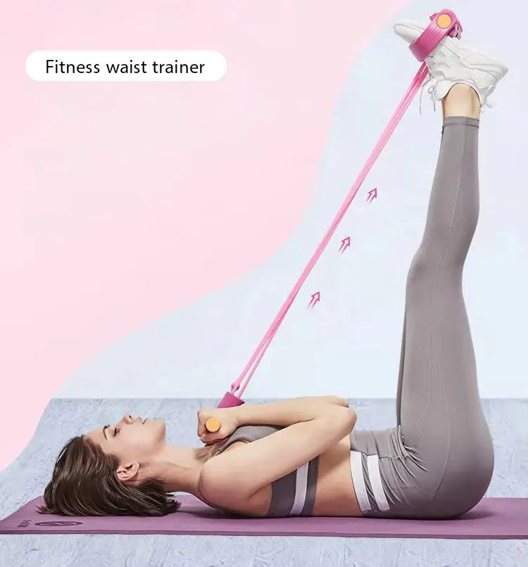 CILIFER® 🎁Limited-time 50% discount⏳21 Fitness Resistance Bands-4 Tube Pedal Ankle Puller