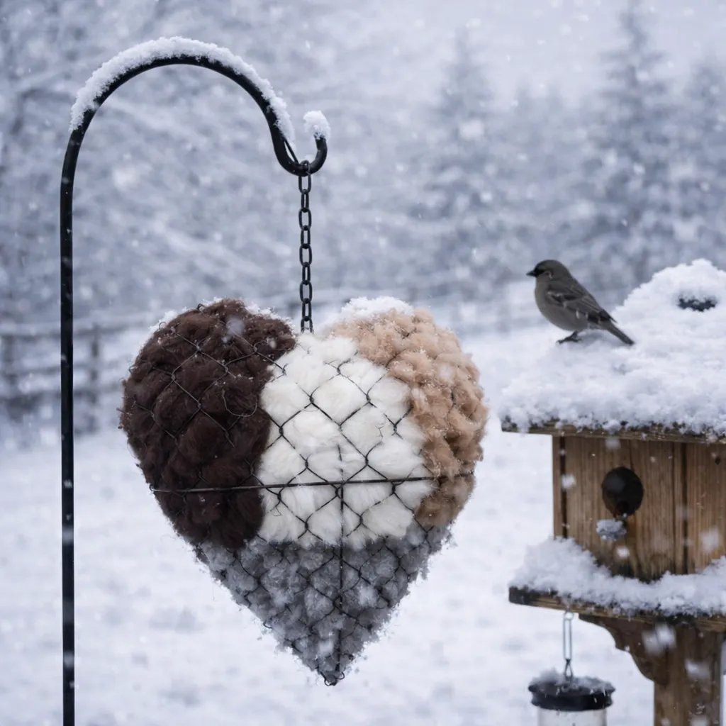 CILIFER® 🔥LAST DAY 49% OFF - ☁ Handmade Alpaca Fiber Bird Nesting Heart 🏡