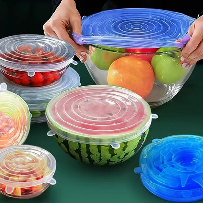 CILIFER® Silicone Cover Stretch Lids Reusable Airtight Food Wrap Covers
