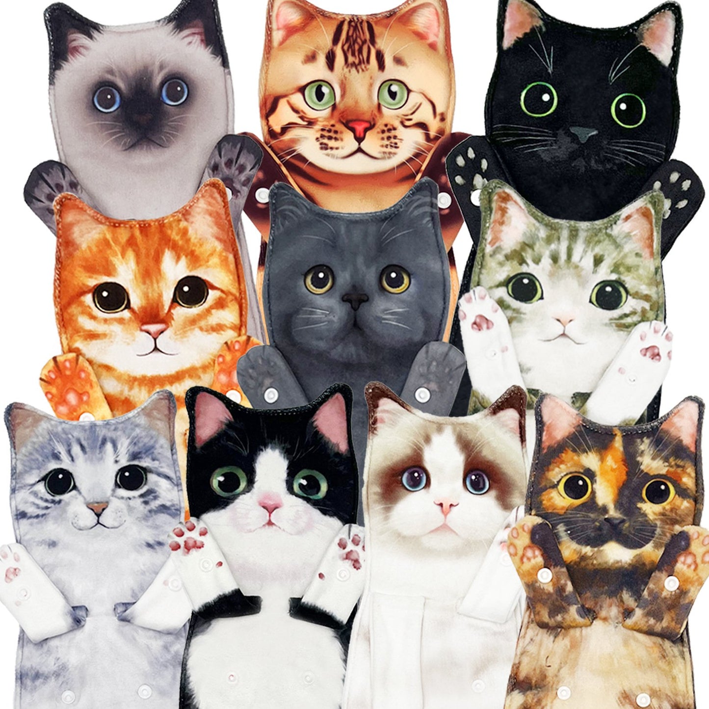 CILIFER® 🎁 Early Christmas Sale — Up to 49% OFF! 🎅 Funny Cat Hand Towels