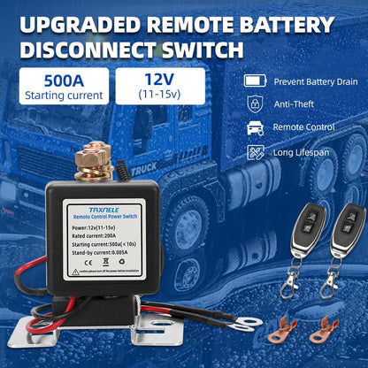 CILIFER® WIRELESS REMOTE CONTROL BATTERY RELAY SWITCH 🔌