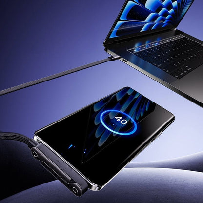 Cilifer® 2-in-1 Invisible Holder Charger Cable – 240W Fast Charging Cord with Built-In Phone Stand