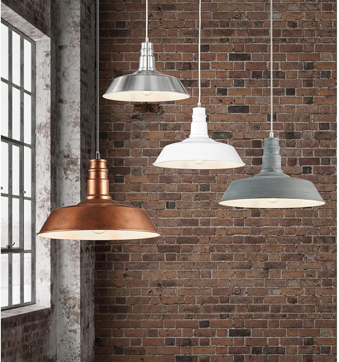 Reality Leuchten Will R30421062 Pendant Light Metal Antique Copper Coloured Excl. 1x E27