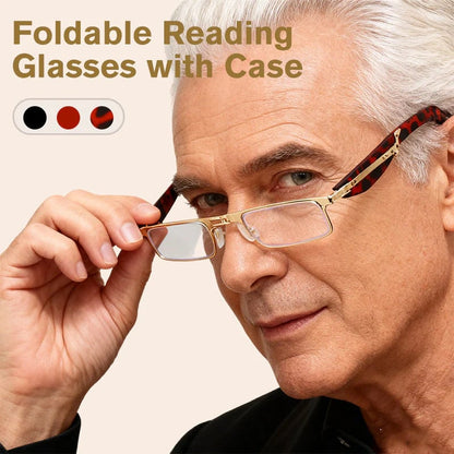 SFRCORD® 🔥Foldable Anti-Blue Light Reading Glasses with Case
