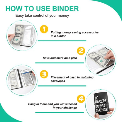 CILIFER® 🔥HOT SALE 49％ OFF🔥--✉️100 Envelope Savings Challenge Book