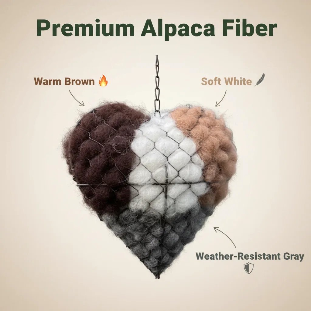 CILIFER® 🔥LAST DAY 49% OFF - ☁ Handmade Alpaca Fiber Bird Nesting Heart 🏡