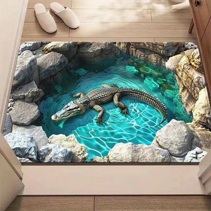 CILIFER® 🔥Visual Illusion Endless Abyss Pattern HD Printed Non-Slip Doormat😃Same as in the video
