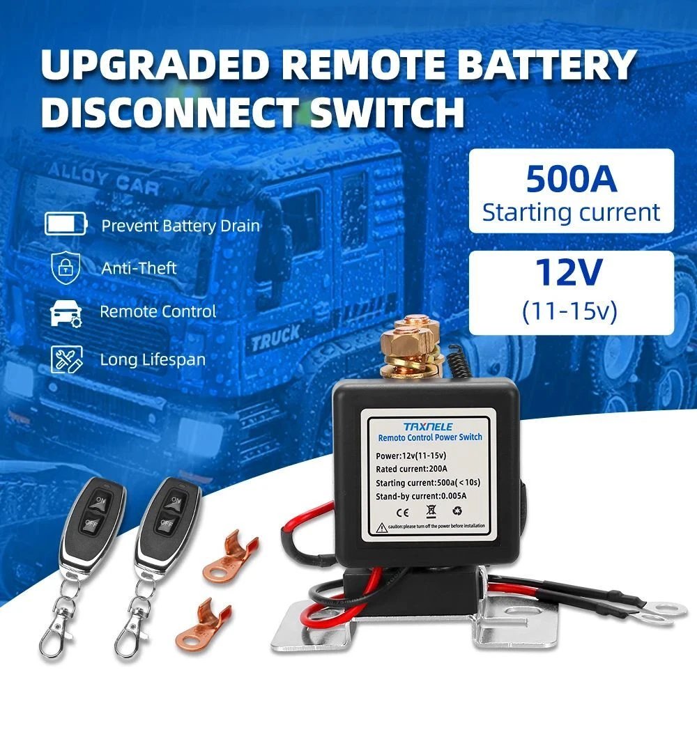 CILIFER® WIRELESS REMOTE CONTROL BATTERY RELAY SWITCH 🔌