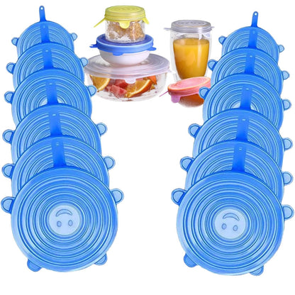 CILIFER® Silicone Cover Stretch Lids Reusable Airtight Food Wrap Covers