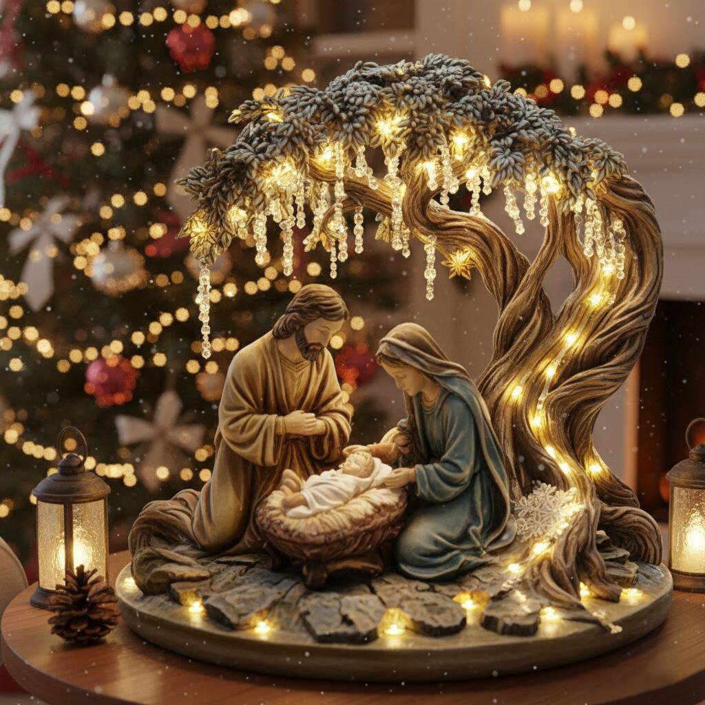 CILIFER® 💖Buy 2 Get 5% OFF& Free Shipping🎄🎁Christmas Nativity Scene Decorative Figurine