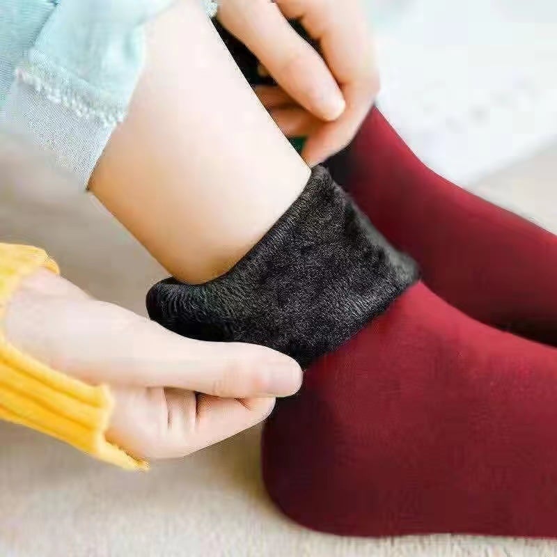 SFRCORD® 5 pairs of thick fleece-lined. warm.  snow socks
