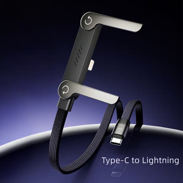 Cilifer® 2-in-1 Invisible Holder Charger Cable – 240W Fast Charging Cord with Built-In Phone Stand