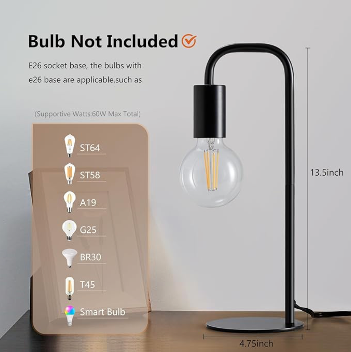 Industrial Bedside Lamp