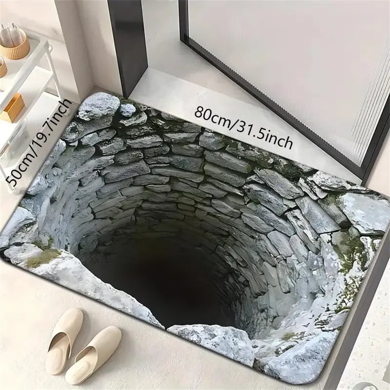 CILIFER® 🔥Visual Illusion Endless Abyss Pattern HD Printed Non-Slip Doormat😃Same as in the video
