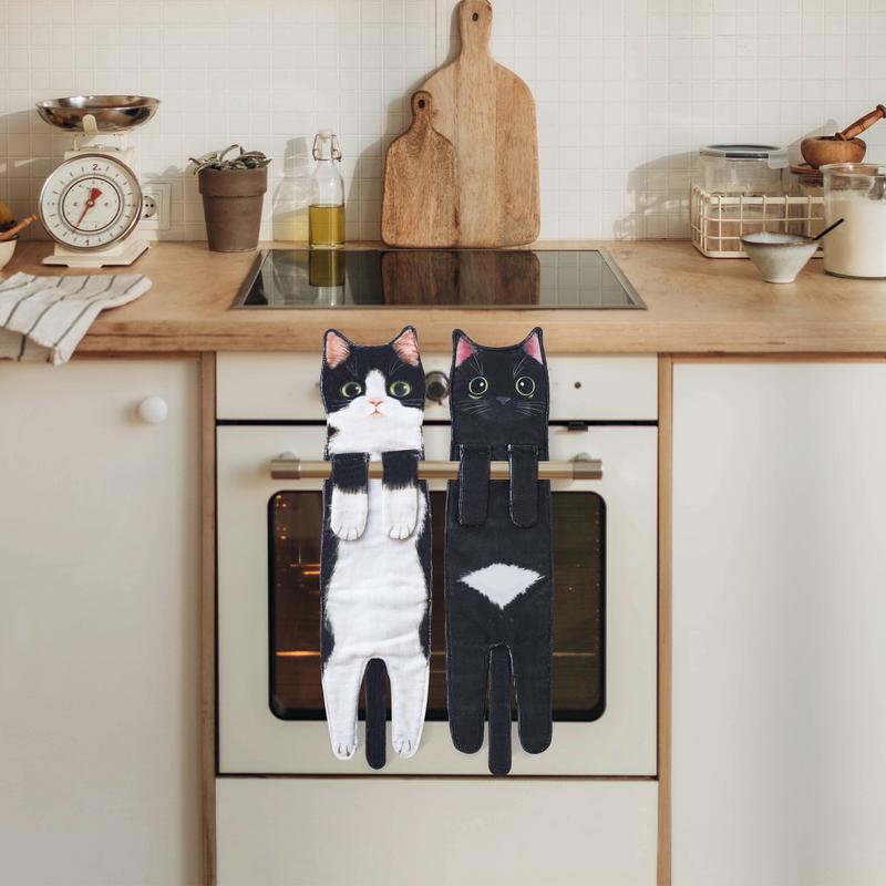 CILIFER® 🎁 Early Christmas Sale — Up to 49% OFF! 🎅 Funny Cat Hand Towels