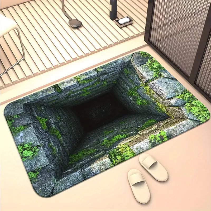 CILIFER® 🔥Visual Illusion Endless Abyss Pattern HD Printed Non-Slip Doormat😃Same as in the video