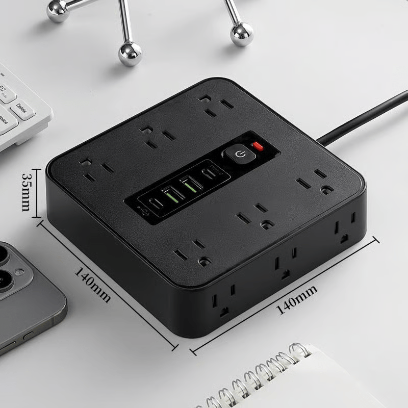CILIFER® ⚡16-in-1 Power Strip with Switch & Surge Protection.ETL Listed Fireproof Power Strip