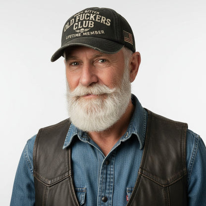 SFRCORD® Vintage Distressed Old Club Lifetime Member Cap