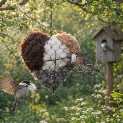 CILIFER® 🔥LAST DAY 49% OFF - ☁ Handmade Alpaca Fiber Bird Nesting Heart 🏡