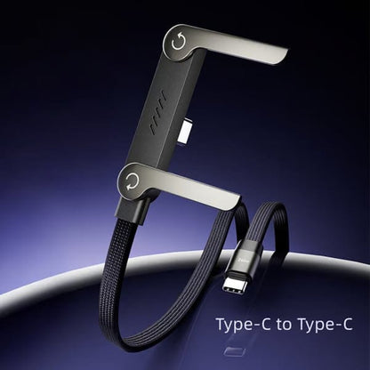 Cilifer® 2-in-1 Invisible Holder Charger Cable – 240W Fast Charging Cord with Built-In Phone Stand