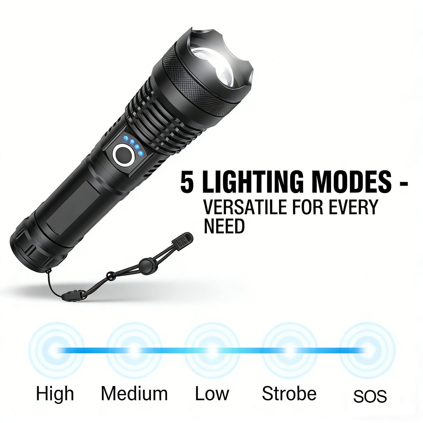 CILIFER® ✨Rechargeable LED Flashlight - High Lumen. Waterproof. Ultra Bright Flashlight for Emergencies