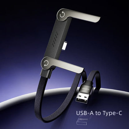 Cilifer® 2-in-1 Invisible Holder Charger Cable – 240W Fast Charging Cord with Built-In Phone Stand
