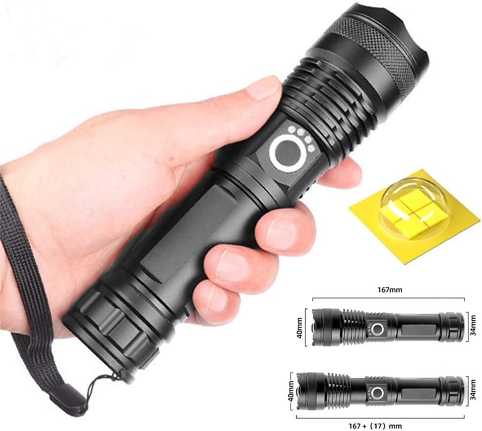 CILIFER® ✨Rechargeable LED Flashlight - High Lumen. Waterproof. Ultra Bright Flashlight for Emergencies