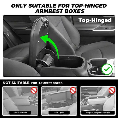 CILIFER® Multifunctional PU Leather Car Armrest Box Mat