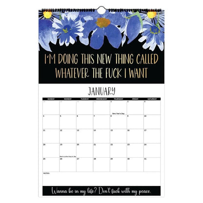CILIFER® Here We F*cking Go Again: 2026 Swear Calendar for Tired-Ass Women